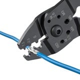 KNIPEX 97 21 215 C, Pinza crimpatrice rosso/Blu
