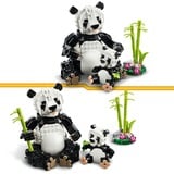 LEGO Creator 3 in 1 31165 Animali Selvatici: Famiglia di Panda Giocattolo, Si Trasforma in Pinguino e Orca, Idea Regalo 8+, Giochi di costruzione Si Trasforma in Pinguino e Orca, Idea Regalo 8+, Set da costruzione, 8 anno/i, Plastica, 626 pz, 814 g