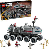 LEGO Star Wars 75413 Republic Juggernaut, Camion Giocattolo e 8 Personaggi, Idea Regalo 9+ Anni per Fan di Le Guerre dei Cloni, Giochi di costruzione Camion Giocattolo e 8 Personaggi, Idea Regalo 9+ Anni per Fan di Le Guerre dei Cloni, Set da costruzione, 9 anno/i, Plastica, 813 pz, 1,32 kg