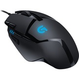 Logitech G402 Hyperion Fury mouse USB tipo A Ottico 4000 DPI, Mouse da gioco Nero, Ottico, USB tipo A, 4000 DPI, 1 ms, Nero