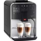 Melitta Barista Smart T Macchina per espresso 1,8 L argento/Nero, Macchina per espresso, 1,8 L, Caffè macinato, 1450 W, Nero, Argento