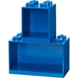 Room Copenhagen LEGO Regal Brick Shelf 8+4, Set, Mensola blu