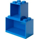 Room Copenhagen LEGO Regal Brick Shelf 8+4, Set, Mensola blu