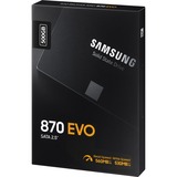 Samsung SATA 870 EVO 500 GB, Disco a stato solido 500 GB, 2.5", 560 MB/s, 6 Gbit/s
