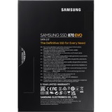 Samsung SATA 870 EVO 500 GB, Disco a stato solido 500 GB, 2.5", 560 MB/s, 6 Gbit/s