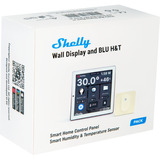 Shelly Wall Display + Shelly BLU H&T, Pannello di controllo bianco