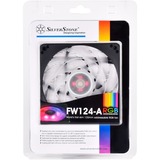 SilverStone SST-FW124-ARGB 120x120x15, Ventola Nero/Bianco