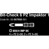 Wera Bit-Check 6 PZ Impaktor 1 