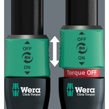 Wera Chiave dinamometrica con cricchetto reversibile Click-Torque Lock C 3 Nero/Verde