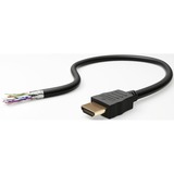 goobay 47575 cavo HDMI 3 m HDMI tipo A (Standard) Nero Nero, 3 m, HDMI tipo A (Standard), HDMI tipo A (Standard), Compatibilità 3D, 48 Gbit/s, Nero