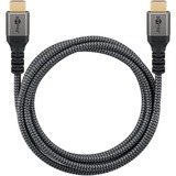 goobay Plus Cavo HDMI Ultra ad alta velocità, 8K @ 60Hz grigio