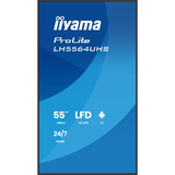 iiyama LH5564UHS-B1AG, Public Display Nero (opaco)