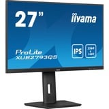 iiyama ProLite XUB2793QS-B7 Monitor PC 68,6 cm (27") 2560 x 1440 Pixel Quad HD LED Nero, Monitor LED Nero (opaco), 68,6 cm (27"), 2560 x 1440 Pixel, Quad HD, LED, 1 ms, Nero