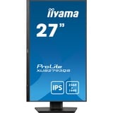iiyama ProLite XUB2793QS-B7 Monitor PC 68,6 cm (27") 2560 x 1440 Pixel Quad HD LED Nero, Monitor LED Nero (opaco), 68,6 cm (27"), 2560 x 1440 Pixel, Quad HD, LED, 1 ms, Nero