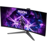 AOC AGON PRO AG346UCD Monitor PC 86,4 cm (34") 3440 x 1440 Pixel Wide Quad HD QD-OLED Nero, Grigio, Monitor di gioco grigio scuro/Nero, 86,4 cm (34"), 3440 x 1440 Pixel, Wide Quad HD, QD-OLED, 0,03 ms, Nero, Grigio