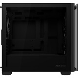 ASUS A23 PLUS TG ARGB BLACK Micro Tower Nero, Chassis Tower Nero, Micro Tower, PC, Nero, micro ATX, Mini-ITX, Gaming, Multi