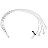 Alphacool Splitter a Y cavo 4 pin a 4x 4 pin PWM, 60 cm, Cavo a Y bianco