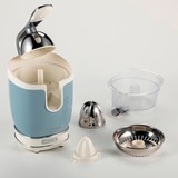 Ariete 413 Spremiagrumi Elettrico con Leva - Salvagoccia - Motore Silenzioso - 85 Watt - Design Vintage - Celeste celeste/crema, Azzurro, Azzurro, 0,6 L, Acciaio inox, Metallo, 85 W