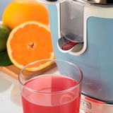 Ariete 413 Spremiagrumi Elettrico con Leva - Salvagoccia - Motore Silenzioso - 85 Watt - Design Vintage - Celeste celeste/crema, Azzurro, Azzurro, 0,6 L, Acciaio inox, Metallo, 85 W
