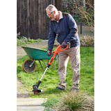 BLACK+DECKER Tagliabordi a batteria ST182320, 18 Volt arancione /Nero