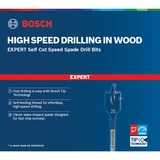 Bosch 2 608 900 326 punta per trapano Punta per trapano a lancia 1 pz Trapano, Punta per trapano a lancia, 3,2 cm, 152 mm, Legno dolce, 6,35 mm