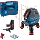 Bosch GLL 3-50P 0 - 50 m, Attraversare la linea laser blu/Nero, IP54, LR6 (AA), 1,5 V, 18 h, -10 - 40 °C, 83 x 146 x 117 mm