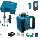 Bosch GRL 300 HVG Professional Livella rotatoria 300 m 532 nm (< 5 mW), Laser rotante blu, 300 m, 0,1 mm/m, 5°, 600 Giri/min, Verde, 3R