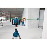 Bosch GRL 300 HVG Professional Livella rotatoria 300 m 532 nm (< 5 mW), Laser rotante blu, 300 m, 0,1 mm/m, 5°, 600 Giri/min, Verde, 3R