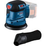 Bosch Levigatrice rotorbitale a batteria GEX 185-LI Professional solo, 18Volt, Levigatrice orbitale casuale blu/Nero