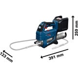 Bosch Pressa per grasso a batteria GFP 18V-10 Professional solo, 18Volt, Pistola grasso blu/Nero