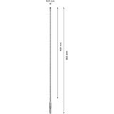 Bosch SDS plus-7X 1 pz, Trapano Martello perforatore, 6 mm, 465 mm, Mattone, Cemento, Calcestruzzo duro, Pietra naturale, Arenaria, Pietra, 40 cm, SDS-plus
