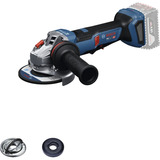Bosch Smerigliatrice angolare a batteria GWS 18V-11PS Professional solo, 18 Volt blu/Nero