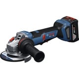 Bosch Smerigliatrice angolare a batteria GWS 18V-11PS Professional solo, 18 Volt blu/Nero