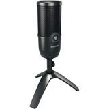 CHERRY UM 3.0 Nero Microfono da tavolo Nero, Microfono da tavolo, 24 bit, 96 kHz, 120 dB, Cardiode, Cablato