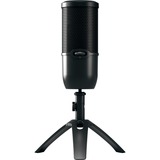 CHERRY UM 3.0 Nero Microfono da tavolo Nero, Microfono da tavolo, 24 bit, 96 kHz, 120 dB, Cardiode, Cablato