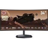 Cooler Master GM34-CWQ2, Monitor di gioco Nero