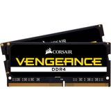 Corsair Vengeance CMSX16GX4M2A3000C18 memoria 16 GB 2 x 8 GB DDR4 3000 MHz Nero, 16 GB, 2 x 8 GB, DDR4, 3000 MHz, 260-pin SO-DIMM