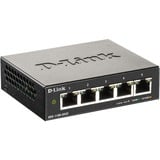 D-Link DGS-1100-05V2/E switch di rete Gestito L2 Gigabit Ethernet (10/100/1000) Nero, Interruttore Gestito, L2, Gigabit Ethernet (10/100/1000)