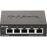 D-Link DGS-1100-05V2 switch di rete Gestito L2 Gigabit Ethernet (10/100/1000) Nero Gestito, L2, Gigabit Ethernet (10/100/1000)