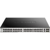 D-Link DGS-3130-54PS/E switch di rete Gestito L3 Gigabit Ethernet (10/100/1000) Supporto Power over Ethernet (PoE) Grigio, Interruttore Gestito, L3, Gigabit Ethernet (10/100/1000), Supporto Power over Ethernet (PoE), Montaggio rack
