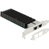 DeLOCK 88505 scheda di rete e adattatore Interno Ethernet 10000 Mbit/s Interno, Cablato, PCI Express, Ethernet, 10000 Mbit/s, Acciaio inossidabile