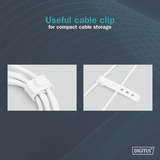 Digitus AK-600108-010-W, Cavo bianco