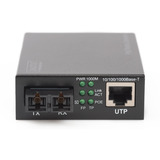 Digitus Convertitore di media PoE Gigabit, RJ45 / SC, MM, PSE, Media Converter 