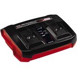 EINHELL 2x 4,0Ah & Twincharger Kit, set Nero/Rosso