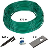 EINHELL 3414002 accessorio e componente per tagliaerba Kit di fili ad anello verde, Kit di fili ad anello, Einhell, FREELEXO, Nero, Verde, 170000 mm, 3,4 kg