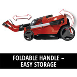 EINHELL Professional Akku-Rasenmäher RASARRO 36/42, 36Volt (2x18V), Rasaerba rosso/Nero