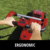 EINHELL Professional Akku-Rasenmäher RASARRO 36/42, 36Volt (2x18V), Rasaerba rosso/Nero