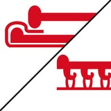 EINHELL TC-OS 18/187 Li-Solo rosso/Nero