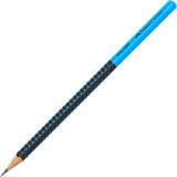 Faber-Castell Faber Bleistift Grip 2001 Two Tone sw/blau Nero/Blu