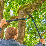 GARDENA Cesoie per rami EnergyCut Pro L a incudine, Potatore grigio/Turchese